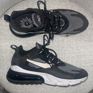 Black and grey 70 Nikes
